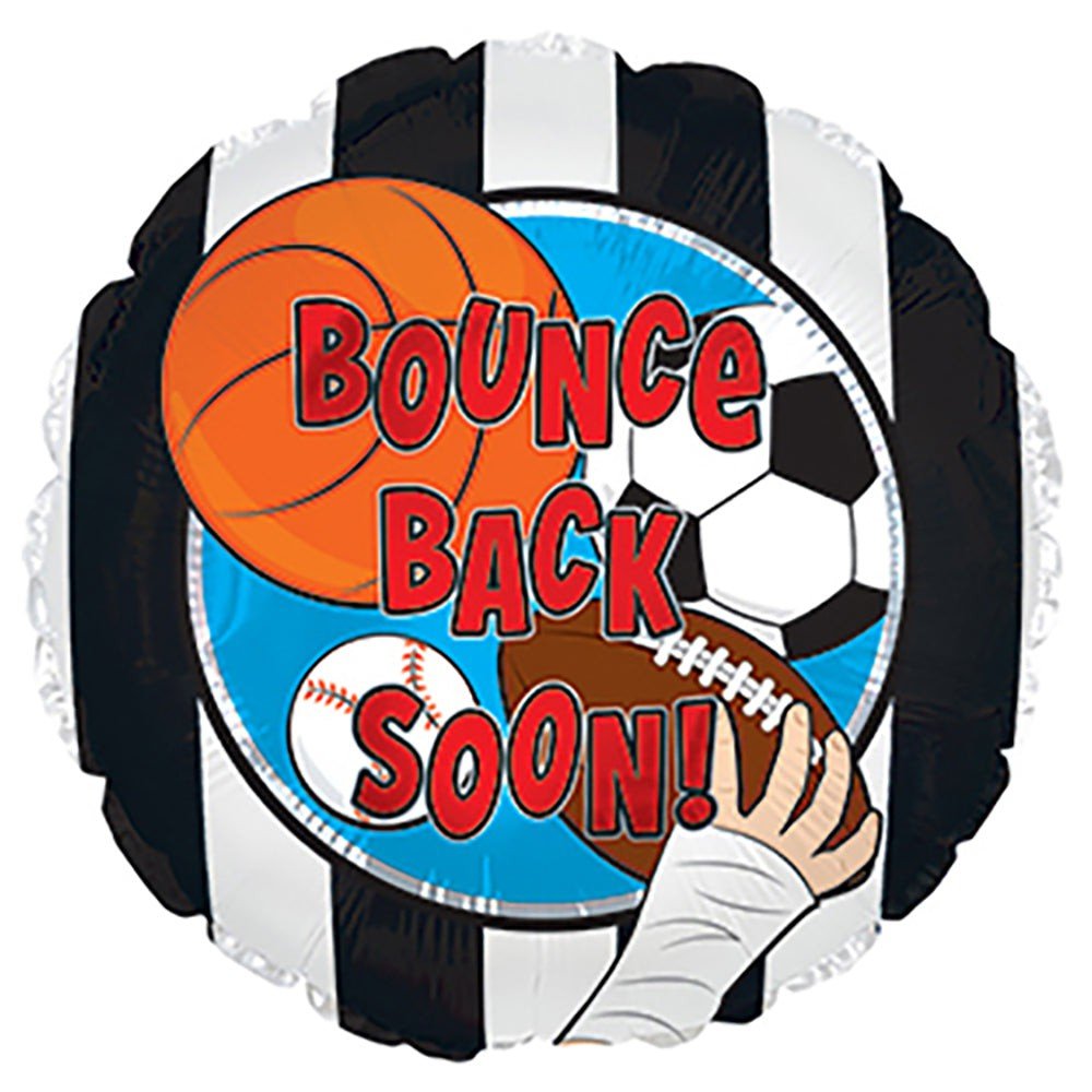 Foil Balloon Bounce Back Soon Sports