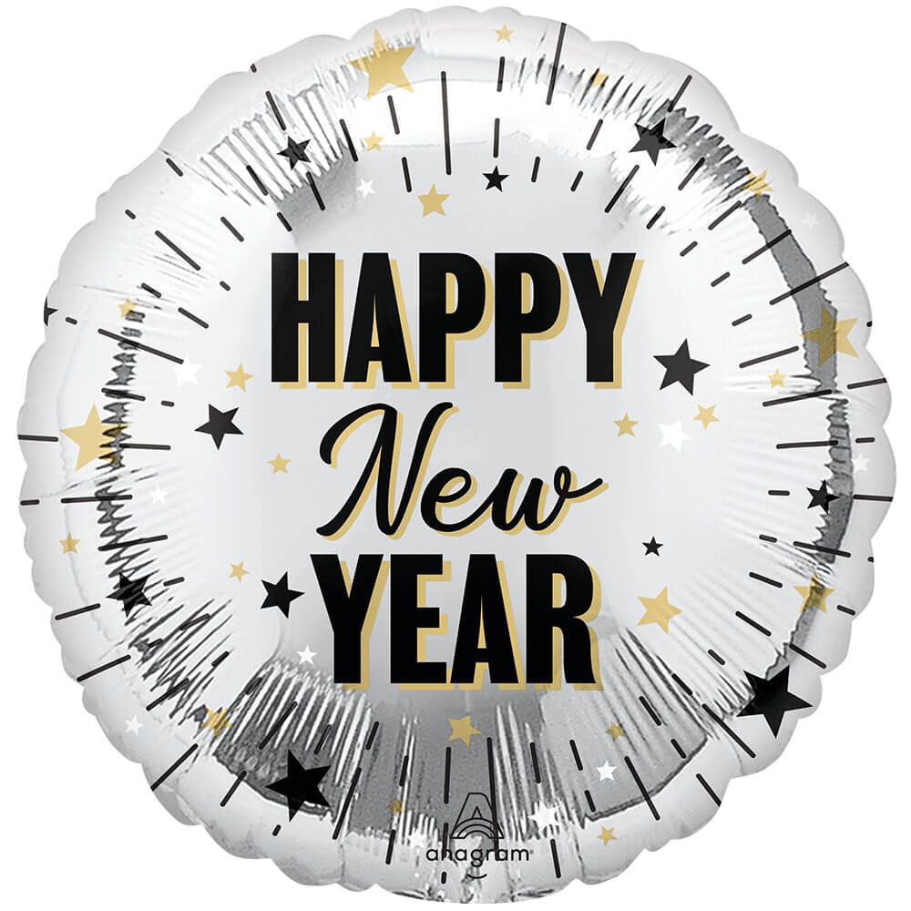 Foil Balloon Elegant New Year Celebration