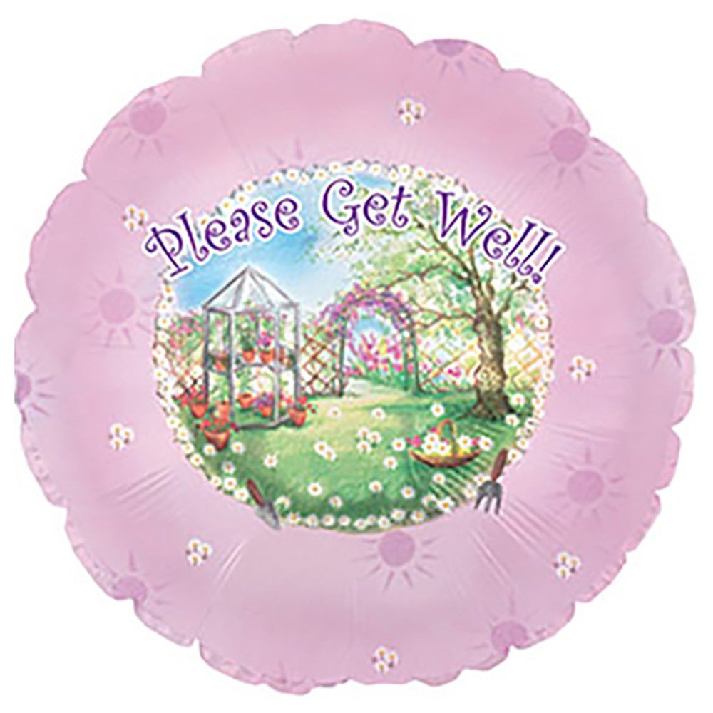 Get Well Garden Foil Balloon