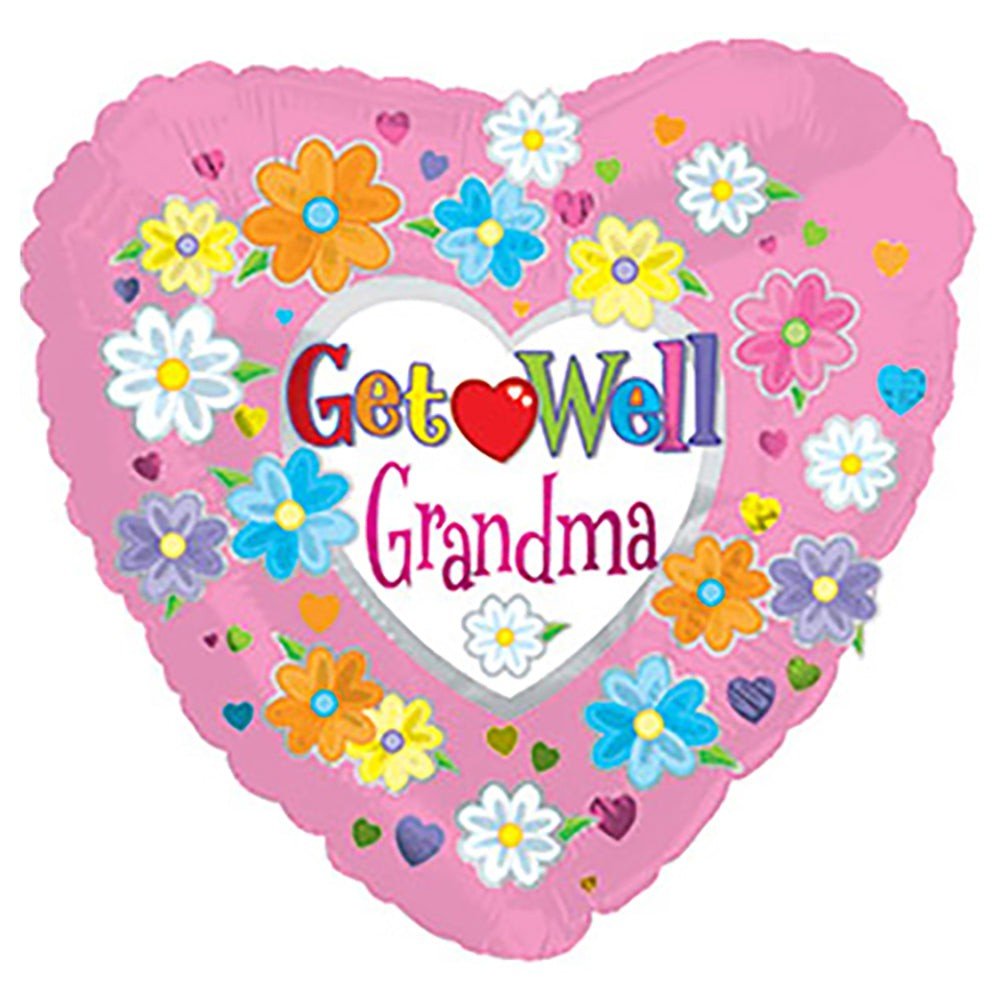 Get Well Grandma Foil Balloon