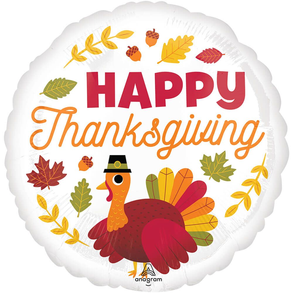 Thanksgiving Turkey Foil Balloon