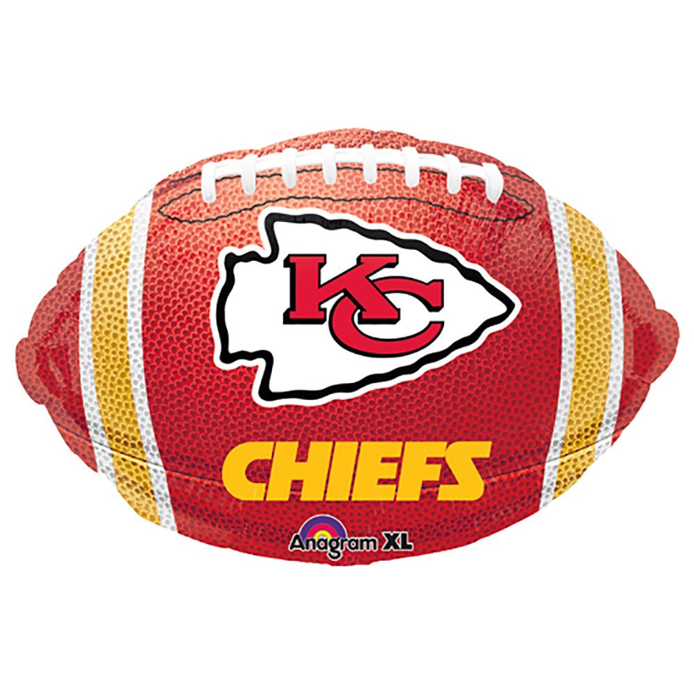Football Balloon Kansas City Chiefs Team Colors