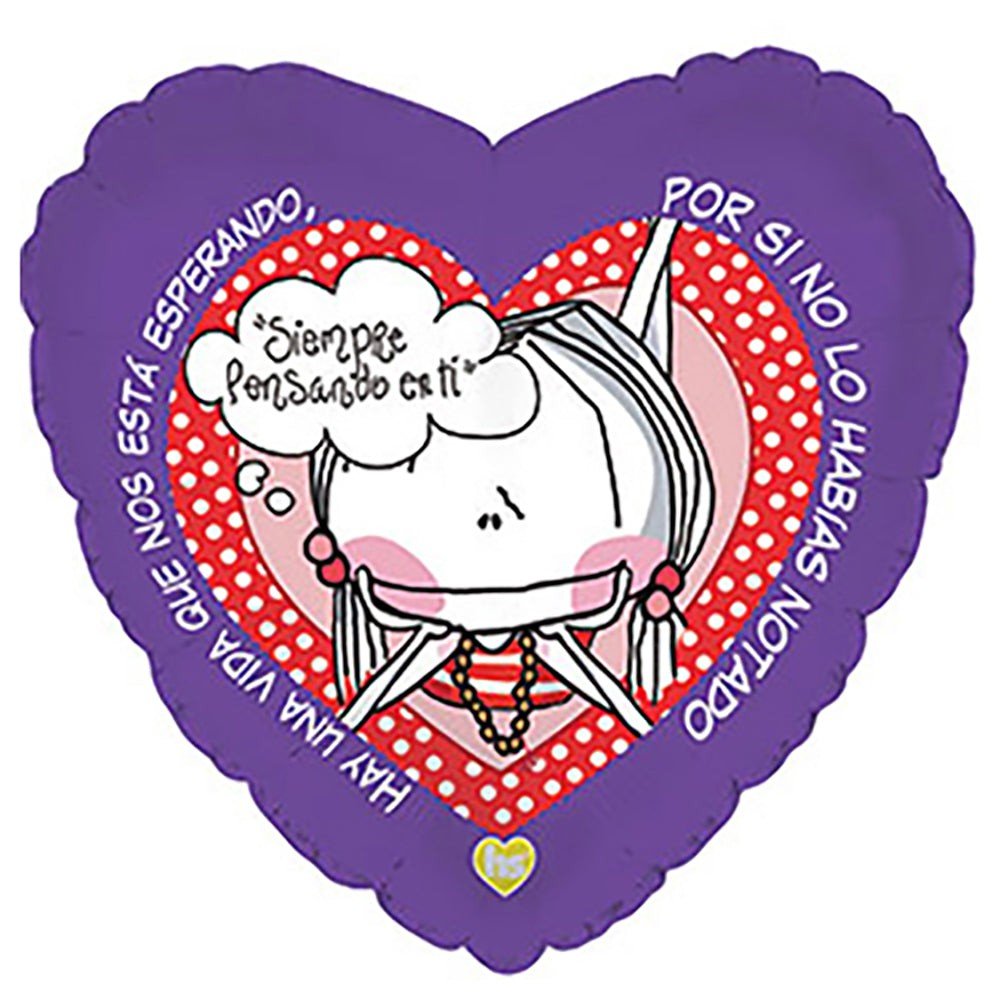 Foil Balloon Siempre Pensando En Ti 17 Inch