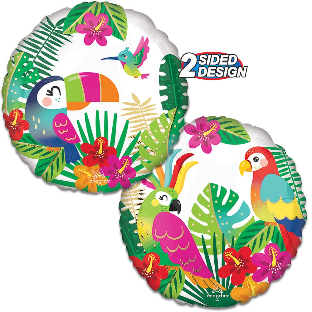 Foil Balloon Tropical Paradise 17 Inch