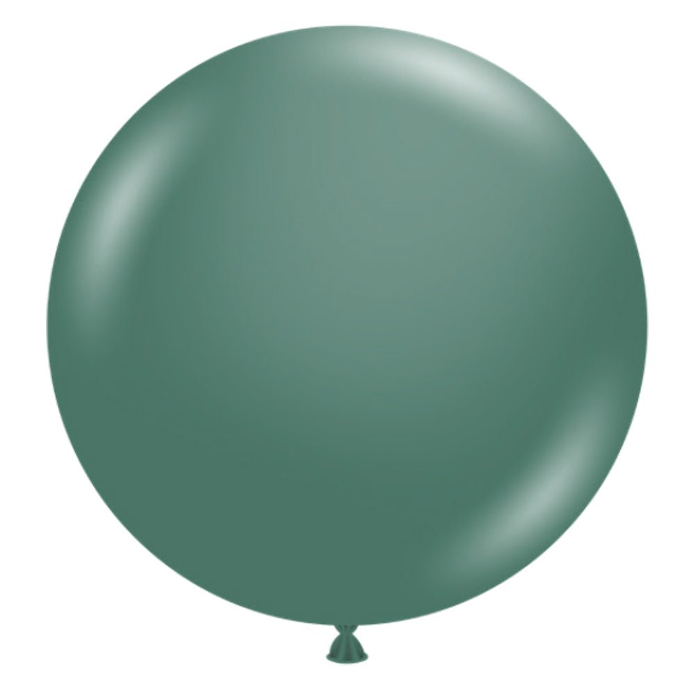 Latex Balloons 17 Inch Evergreen