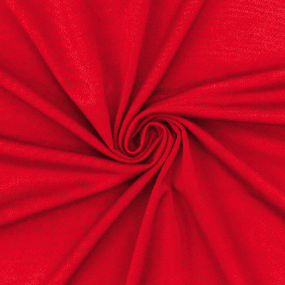 1 Yard Royal Red Solid Stretch Polyester Activewear Jersey Knit Fabric 60 Inches Wide