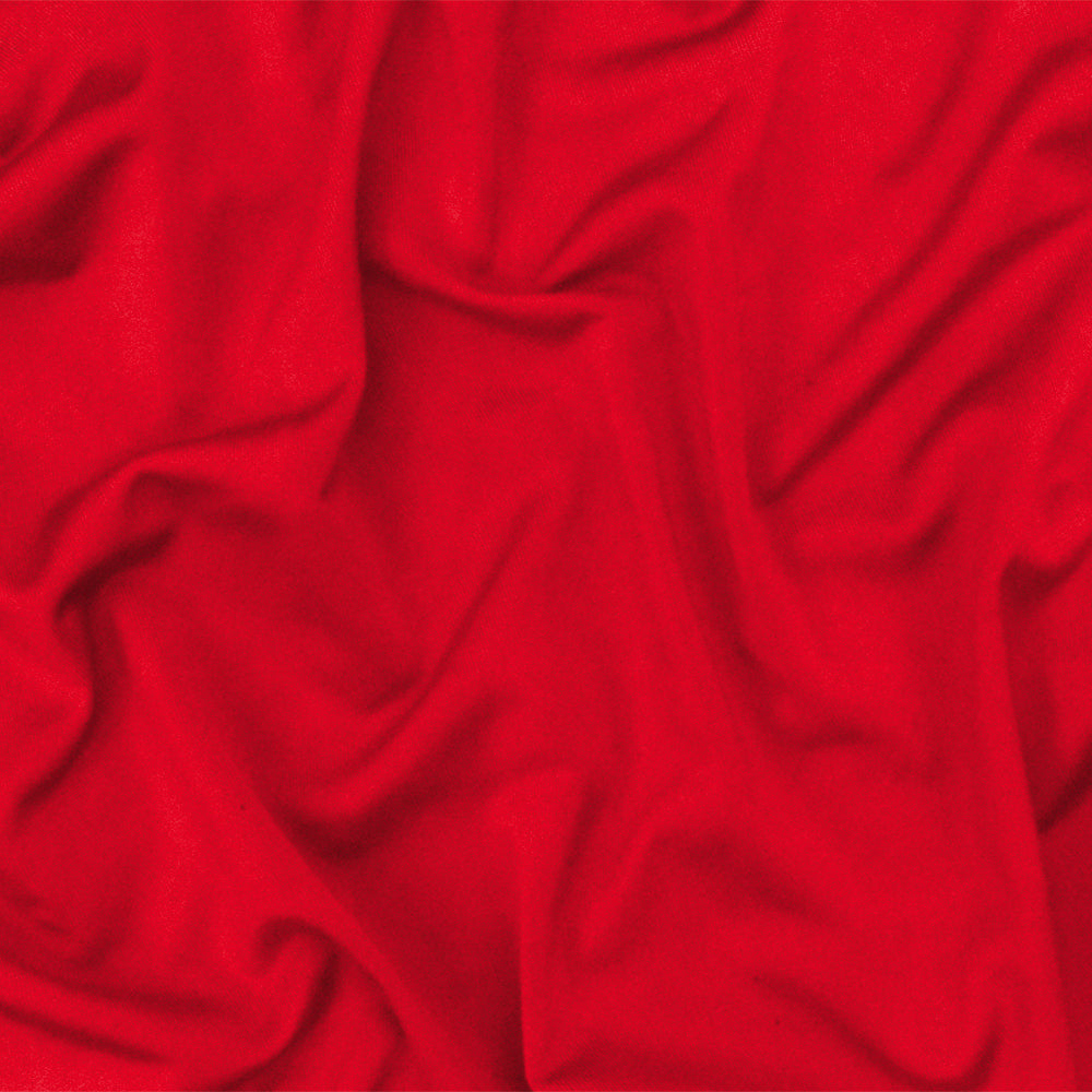 1 Yard Royal Red Solid Stretch Polyester Activewear Jersey Knit Fabric 60 Inches Wide