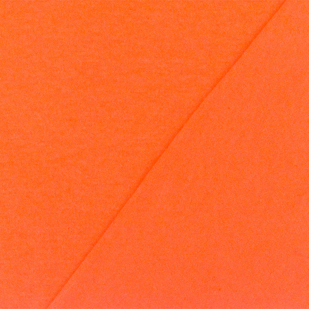 1 Yard Simple Orange Solid Stretch Cotton Jersey Knit Fabric 61 Inches Wide