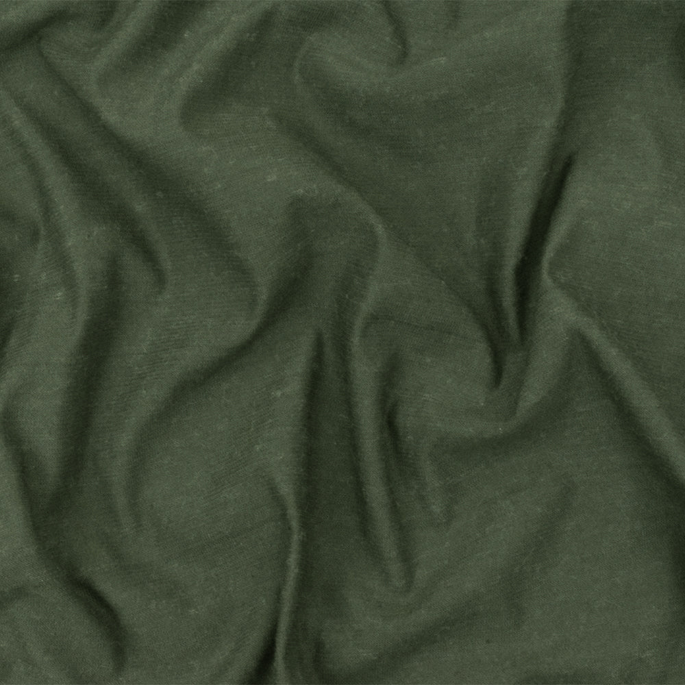 1 Yard Sage Green Solid Stretch Polyester Jersey Knit Fabric 63 Inches Wide