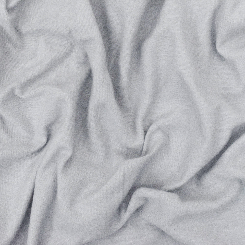 1 Yard Pale Gray Solid Stretch Cotton Jersey Knit Fabric 58 Inches Wide