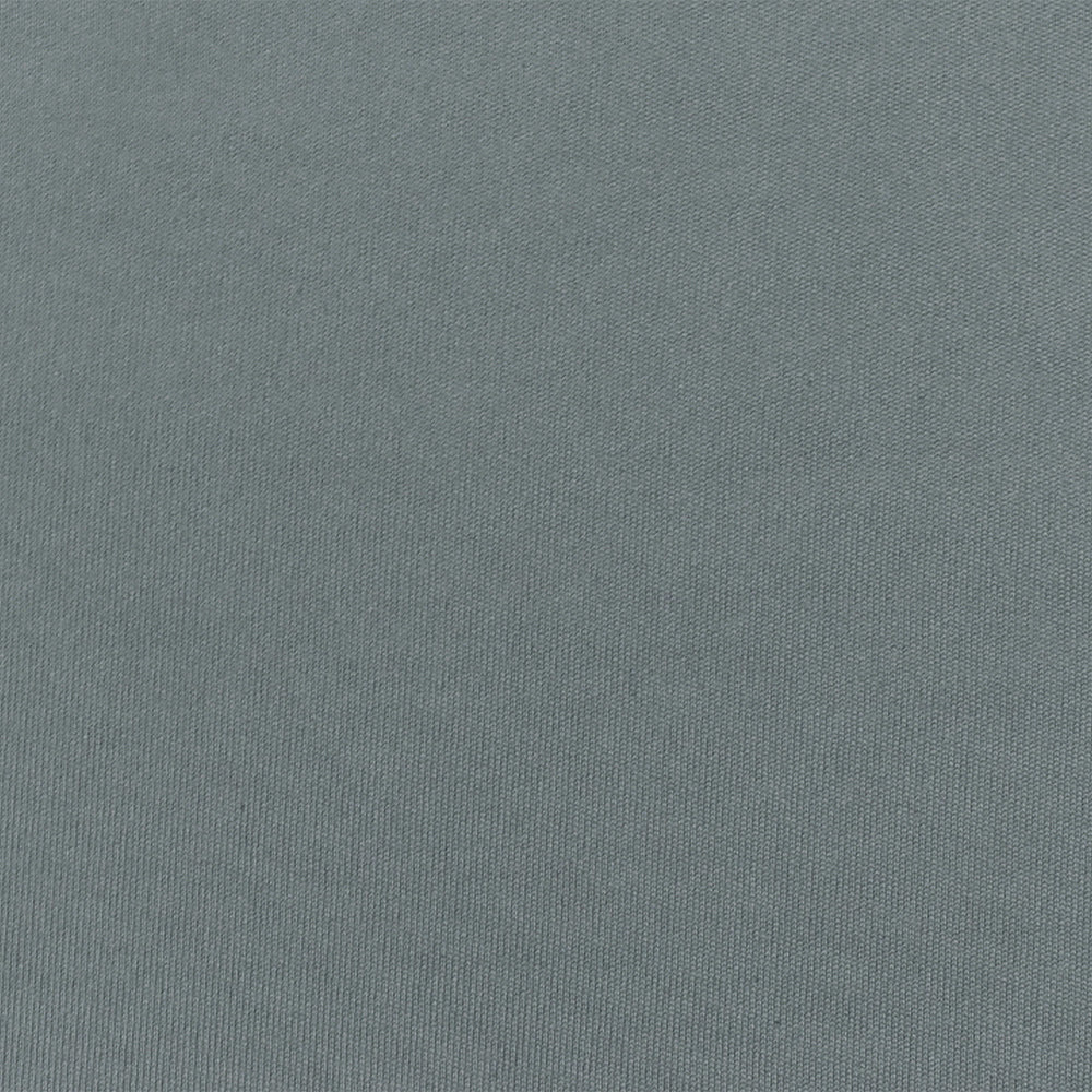 1 Yard Warrior Gray Solid Stretch Polyester Interlock Knit Fabric 64 Inches Wide