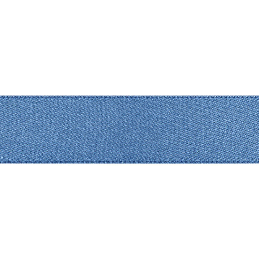 French Blue Double Face French Satin Ribbon - 1"