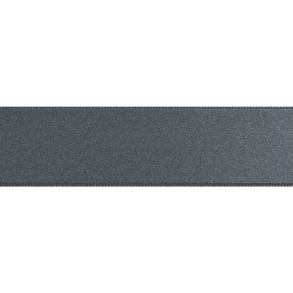 Silver Double Face French Satin Ribbon - 1"