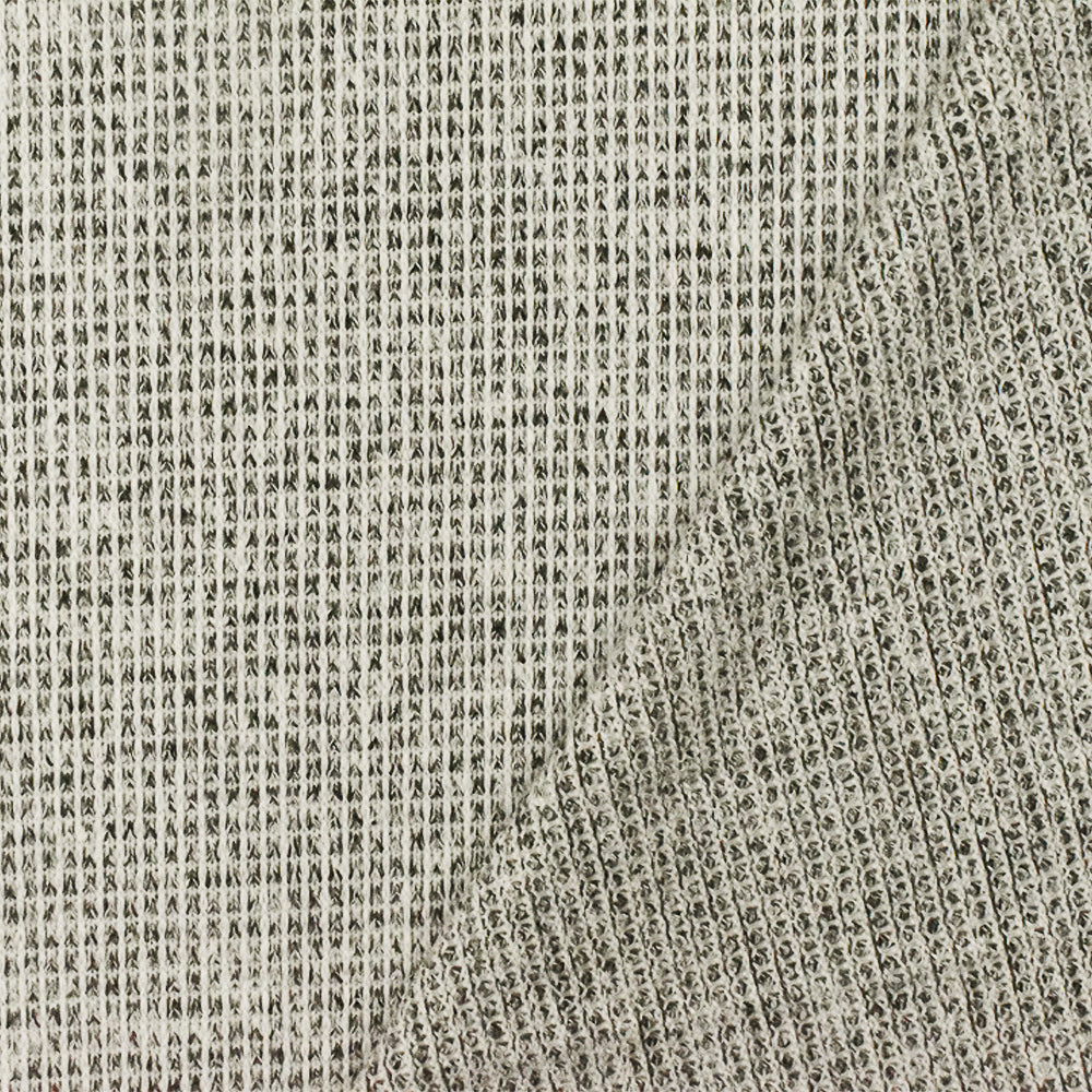 1 Yard Basic Black White Gray Stretch Textured Knit Fabric 55 Inches Wide