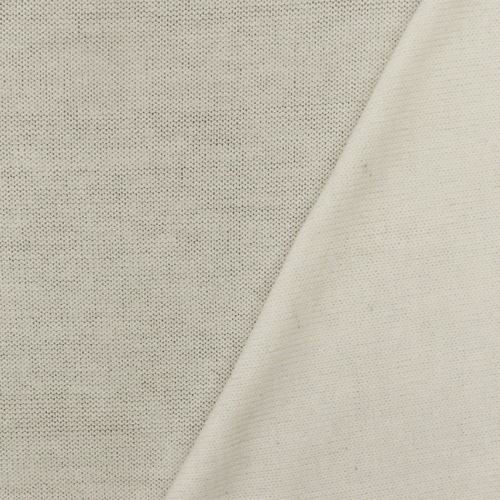 1 Yard Light Ivory Jersey Knit Soft Stretch Fabric for Tees & Dresses, 56" Wide