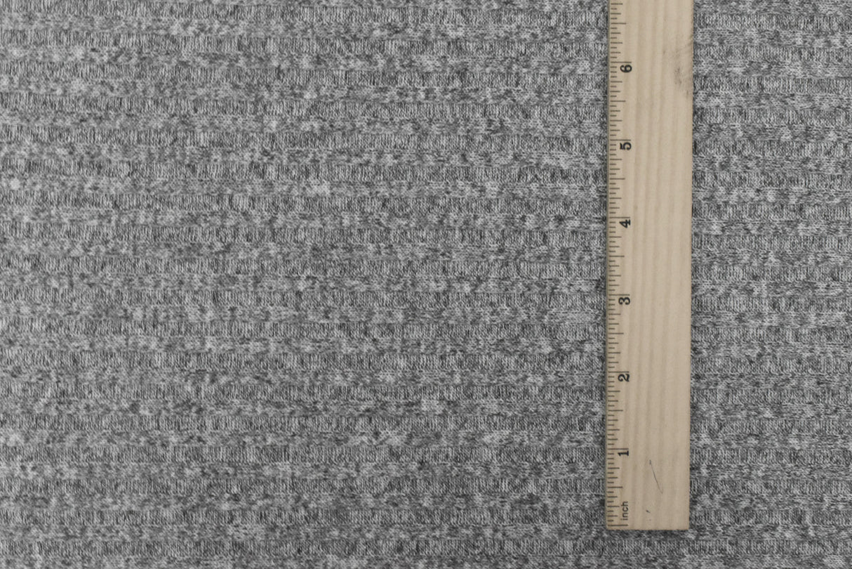 1 Yard Navy Blue, Black & White Jersey Knit, Soft Stretch Fabric for Apparel, 55" Wide