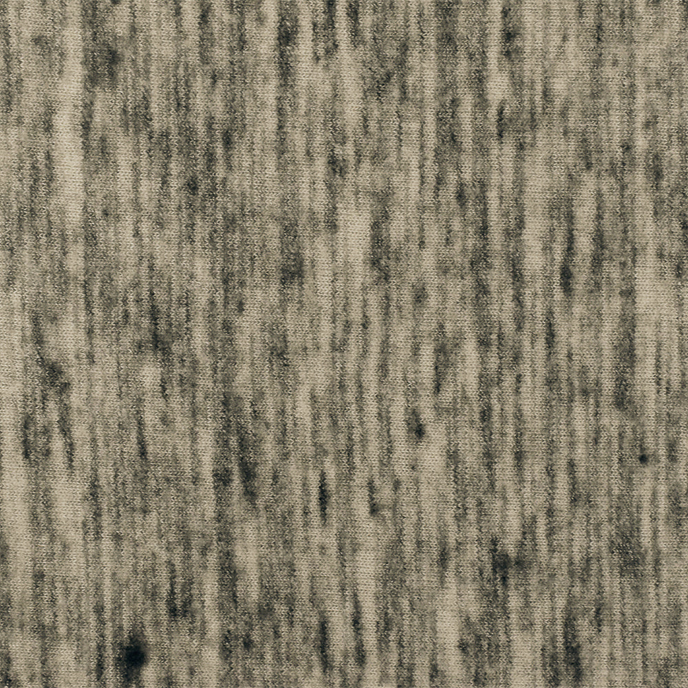 1 Yard Old Beige, Gray & Black Slub Stretch Brushed Jersey Knit Fabric of Soft Hand, Good Drape ,55 Inches Wide