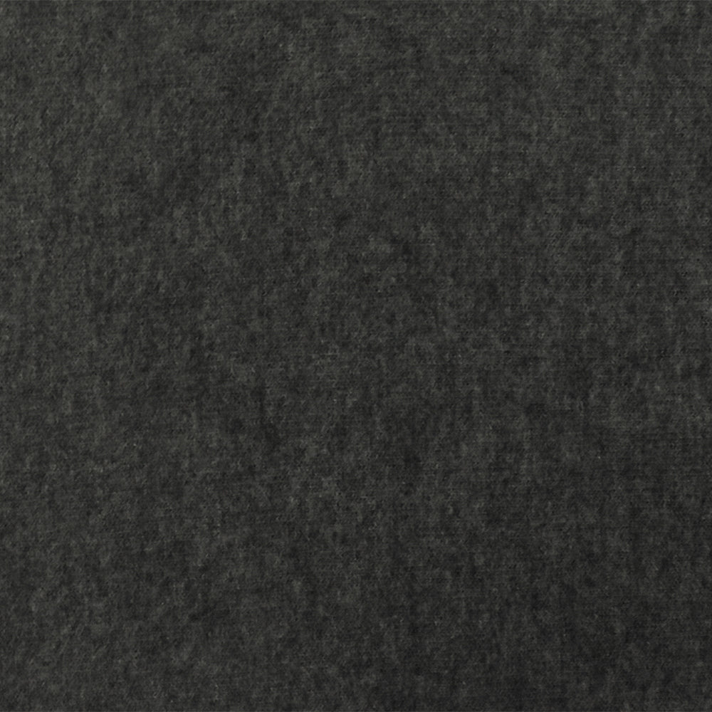 1 Yard Iron Gray Texture Stretch Poly Brushed Jersey Knit Fabric, 56 Inches Wide