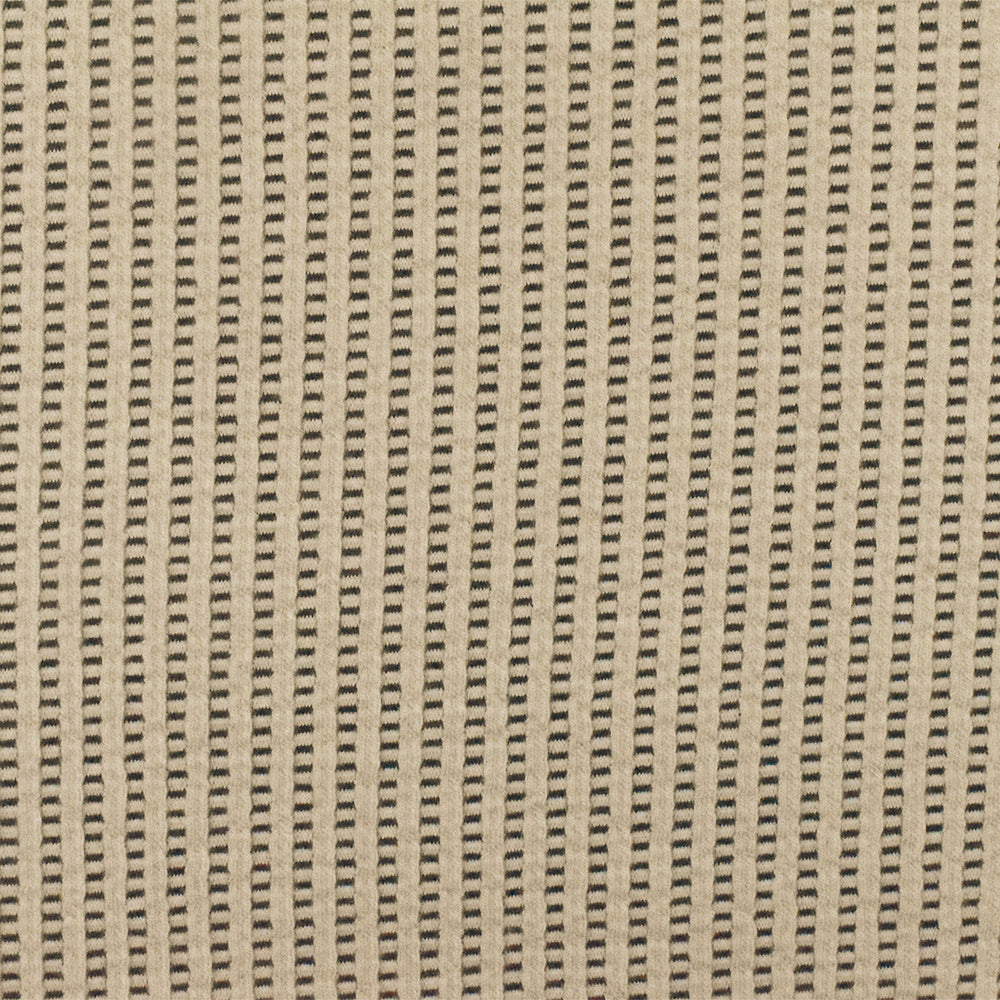 1 Yard Beige, Black & White Stripe Sweater Knit Textured Stretch Fabric for Apparel, 60" Wide