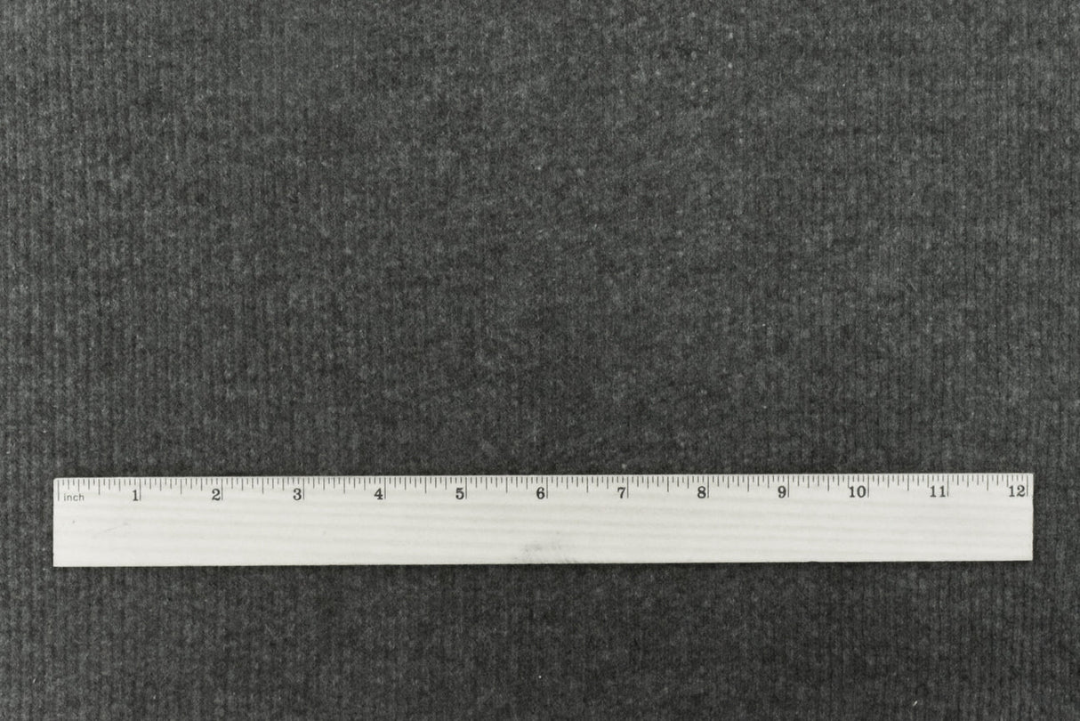 1 Yard Dark Charcoal Gray Texture Stretch Sweater Knit Fabric 54 Inches Width