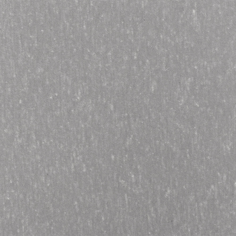 1 Yard Dusty Gray & White Slub Jersey Textured Stretch Knit for Apparel & Overlays, 61" Wide