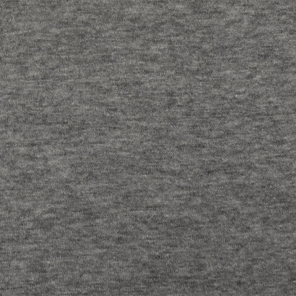 1 Yard Heather Shadow Gray & White Stretch Rayon Jersey Knit Fabric, 58 Inches Wide