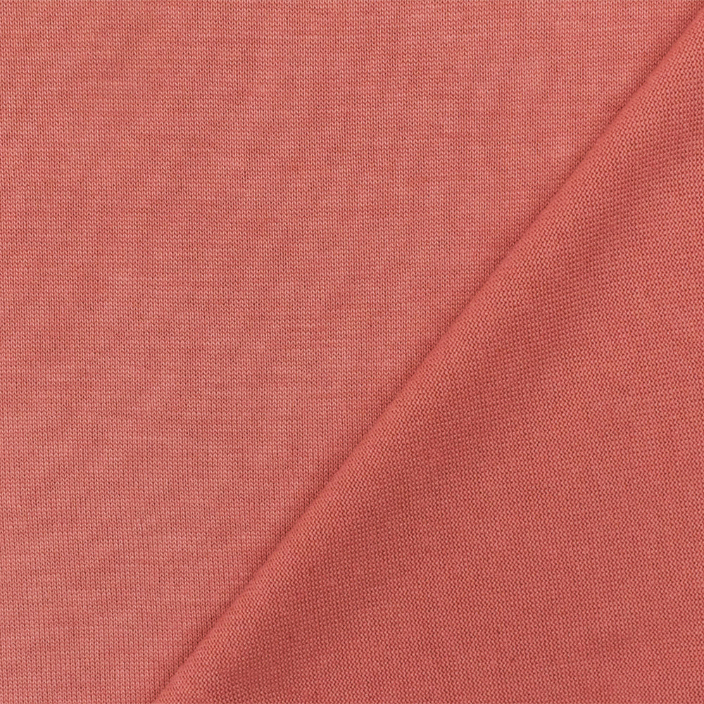 1 Yard of Modern Beach Pink Stretch Knit of Soft Hand, Very Good Drape, 60" Wide