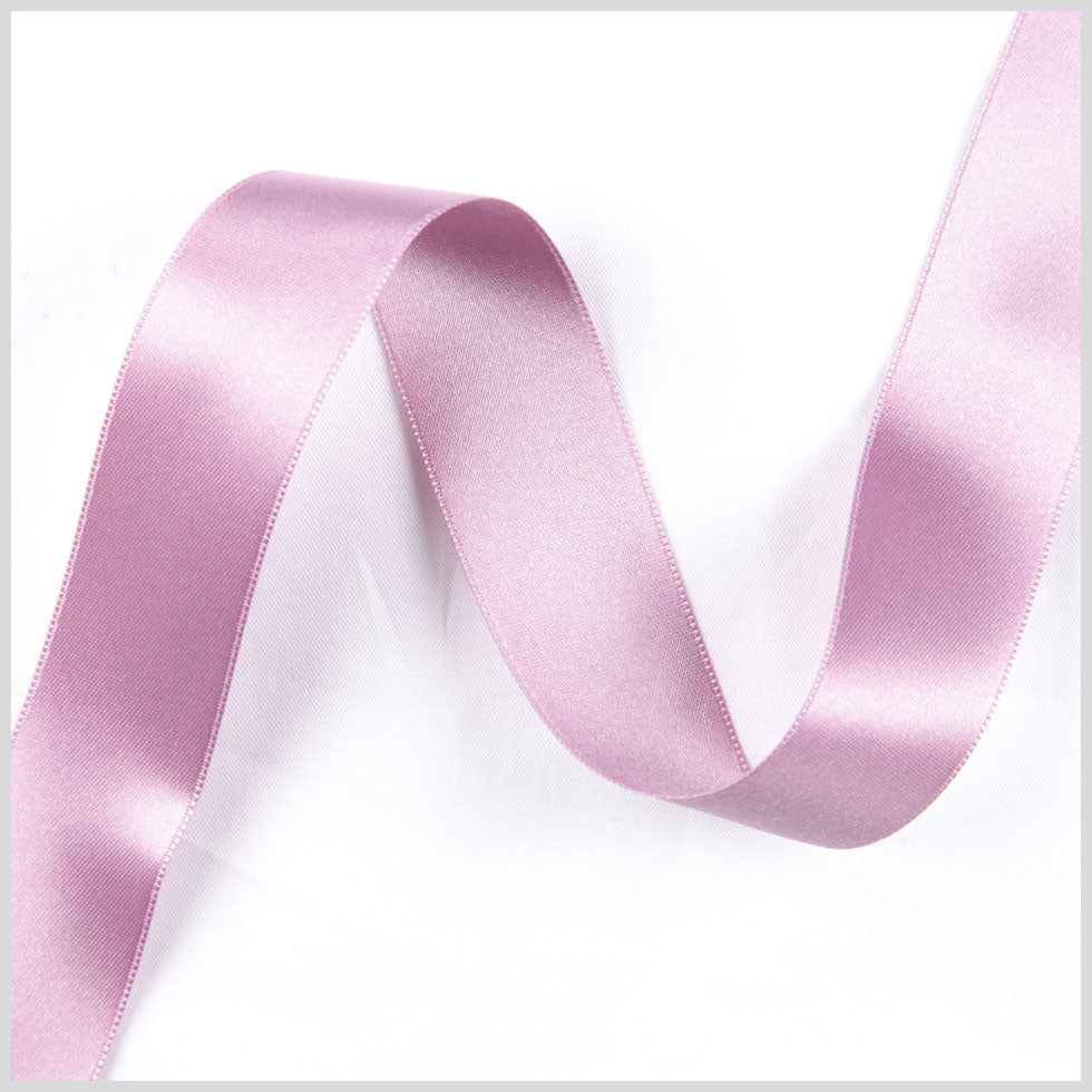 3/8" Mauve Double Face French Satin Ribbon