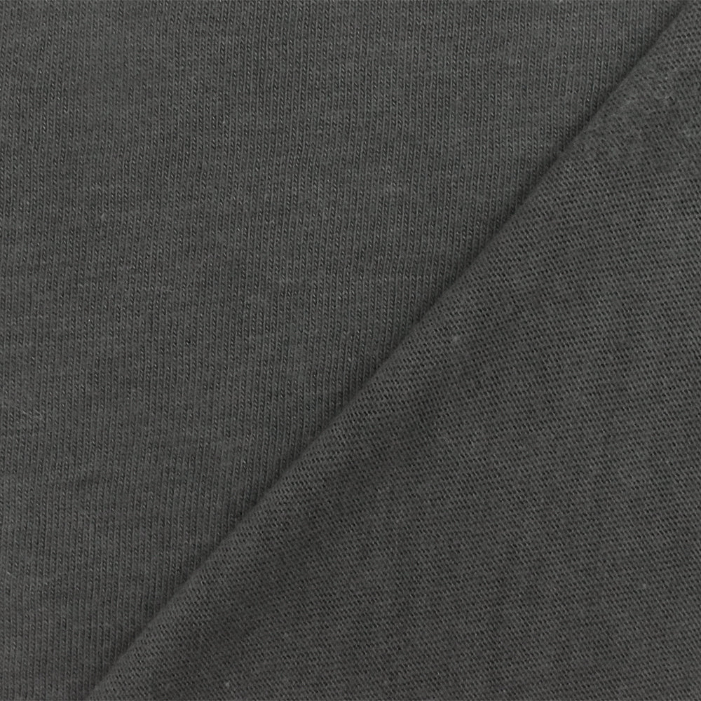 1 Yard Shadow Gray Solid Stretch Jersey Knit Fabric Lightweight 60 Inches Width