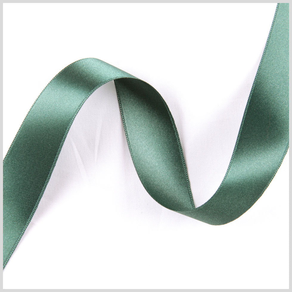 3/8" Forest Double Face French Satin Ribbon
