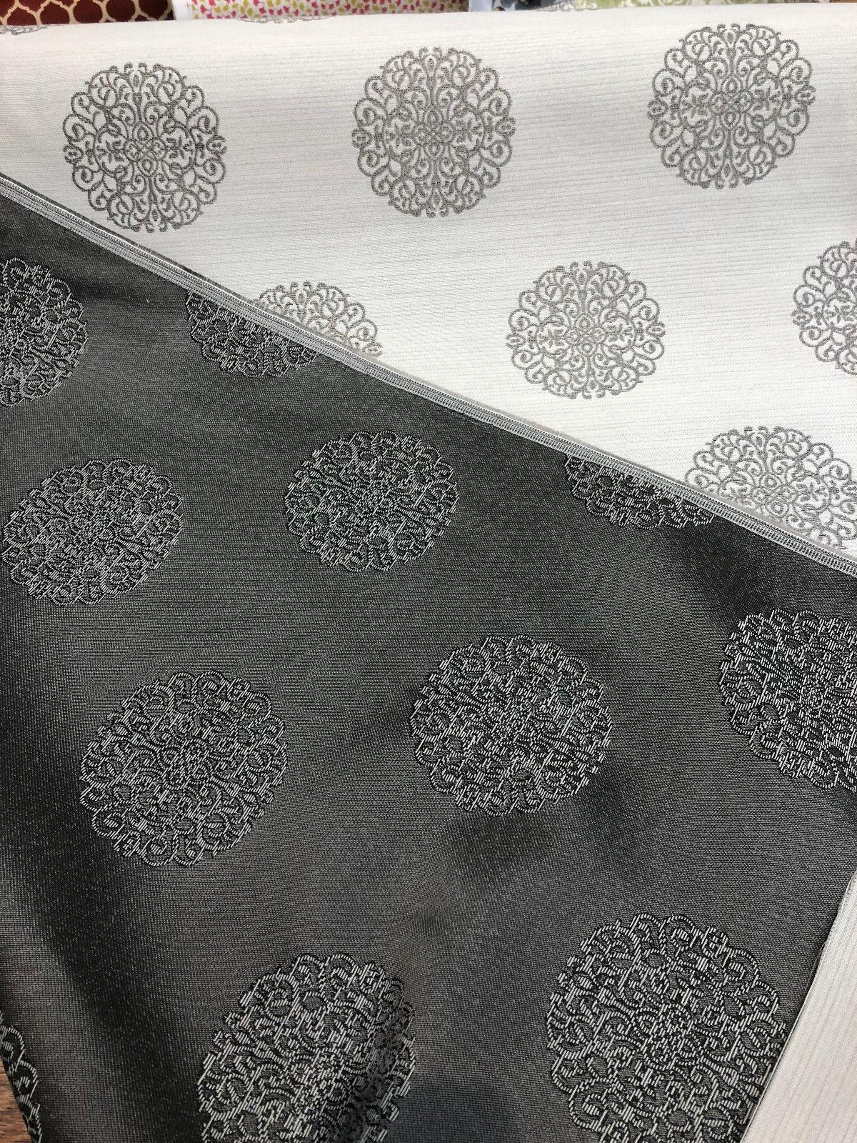 Moda Celtic Knot Silver Crown Jacquard Polyester Fabric - Silver Crown Jacquard, 60" Width (1 Yard)