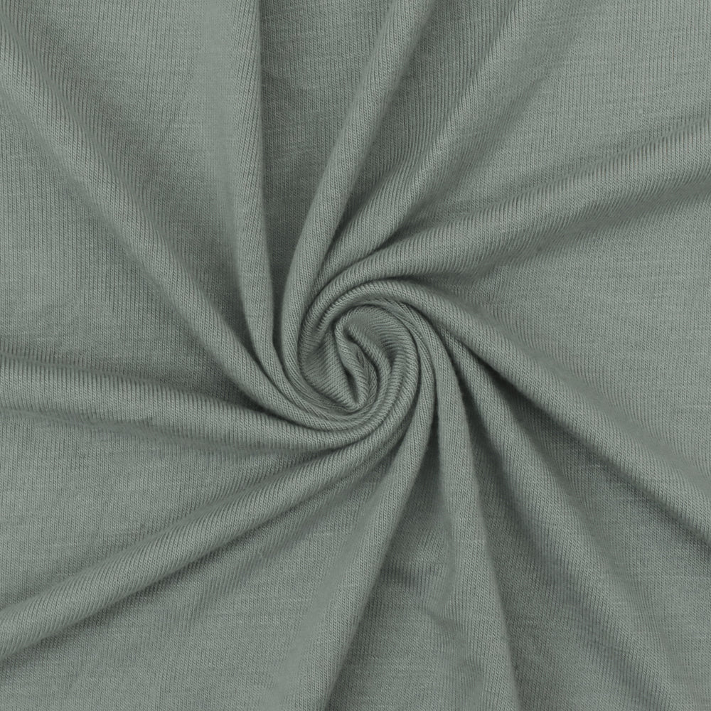 1 Yard Galaxy Gray Bamboo Jersey Knit Fabric Spandex Blend Stretchy Matte 58 Inches