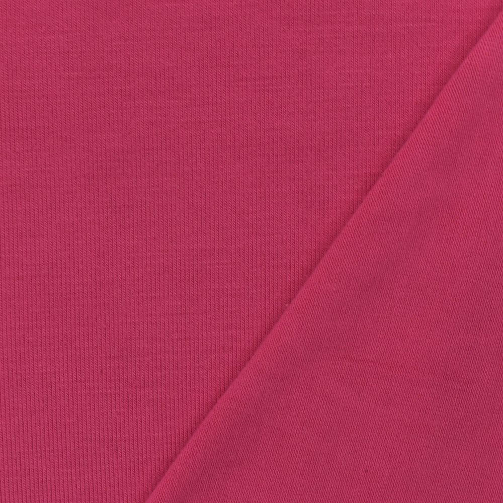 1 Yard Hot Pink Bamboo Jersey Knit Fabric Spandex Blend 58 Inches