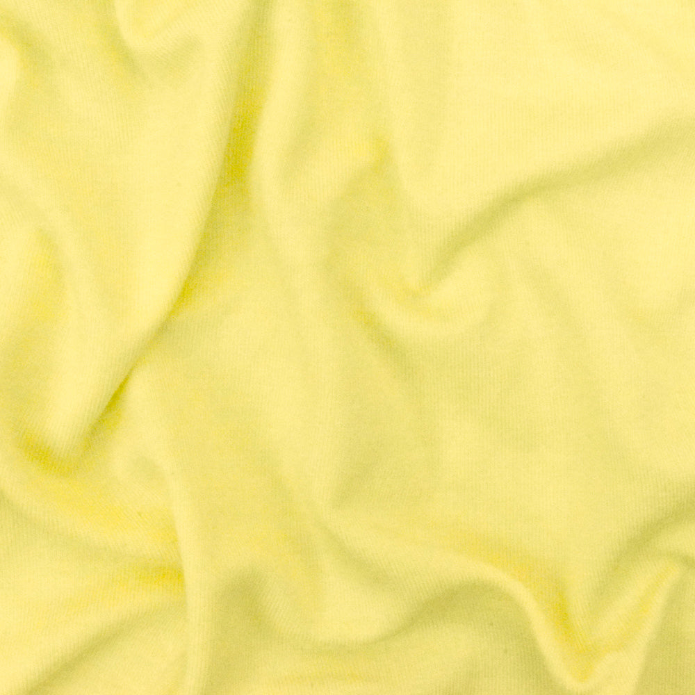 1 Yard Baby Yellow Bamboo Spandex Jersey Knit Fabric Stretchy Lightweight 58 Inches
