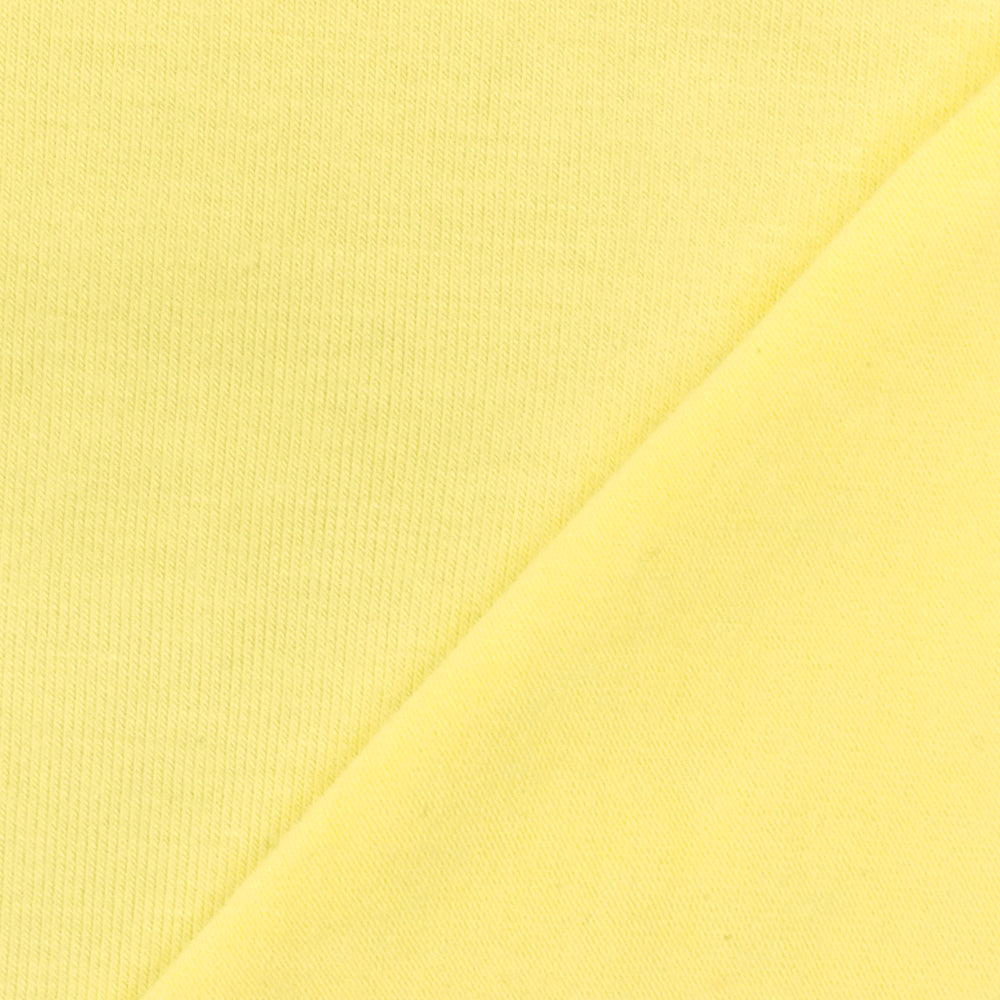 1 Yard Baby Yellow Bamboo Spandex Jersey Knit Fabric Stretchy Lightweight 58 Inches