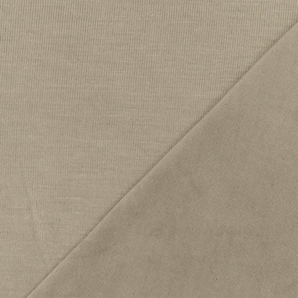 1 Yard Soft Taupe Bamboo Spandex Jersey Knit Fabric Stretchy Lightweight 58 Inches