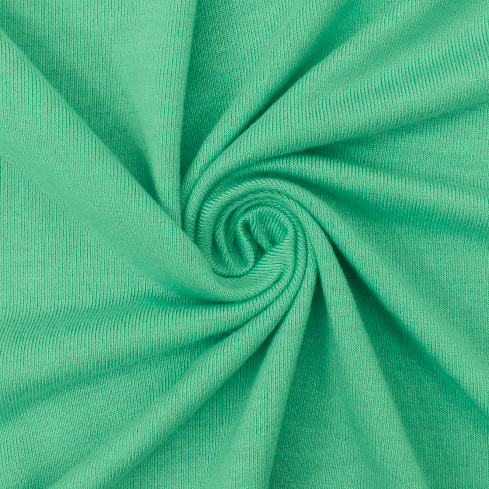 1 Yard Mint Green Solid Stretch Spandex Bamboo Jersey Knit Fabric Soft Lightweight 58 Inches