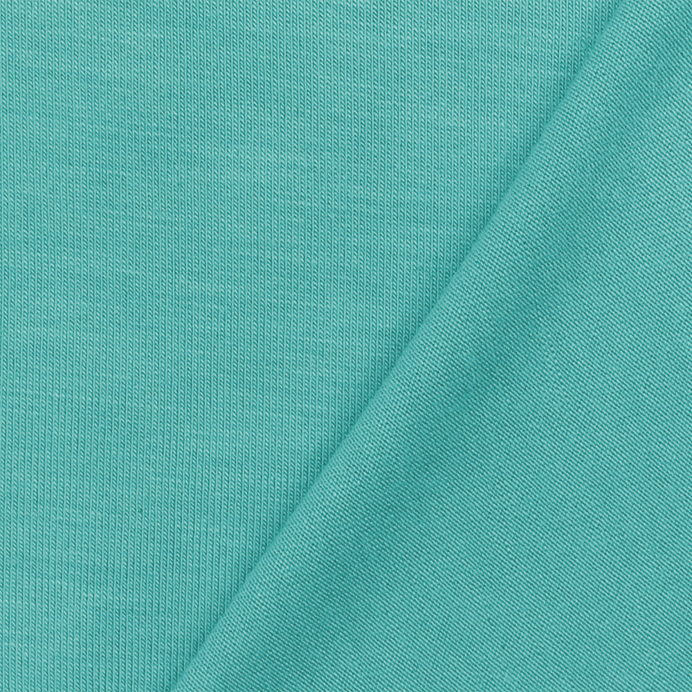 1 Yard Pastel Teal Stretch Rayon Modal Jersey Knit Fabric Soft Matte 58 Inches Wide