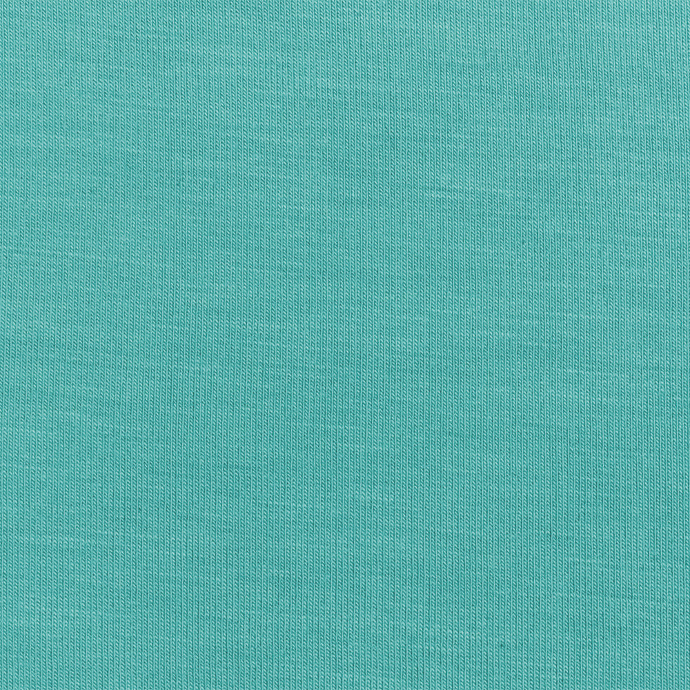 1 Yard Pastel Teal Stretch Rayon Modal Jersey Knit Fabric Soft Matte 58 Inches Wide