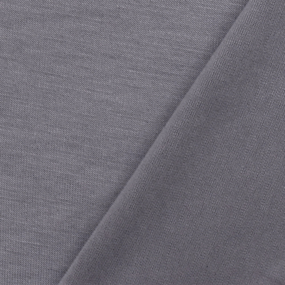1 Yard Gray Stretch Rayon Modal Jersey Knit Fabric Soft Matte 58 Inches Wide