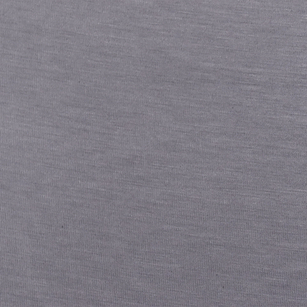 1 Yard Gray Stretch Rayon Modal Jersey Knit Fabric Soft Matte 58 Inches Wide