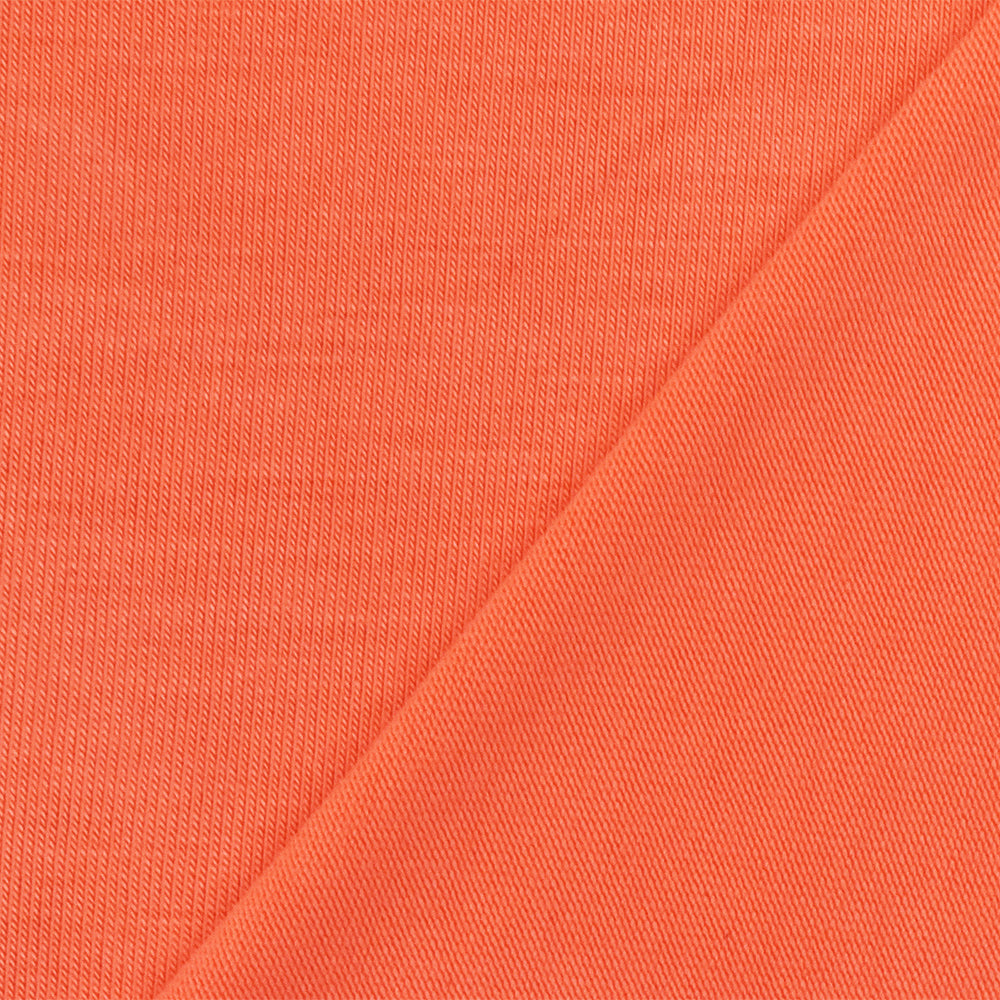 1 Yard Orange Stretch Rayon Modal Jersey Knit Fabric Lightweight Matte 58 Inches Wide
