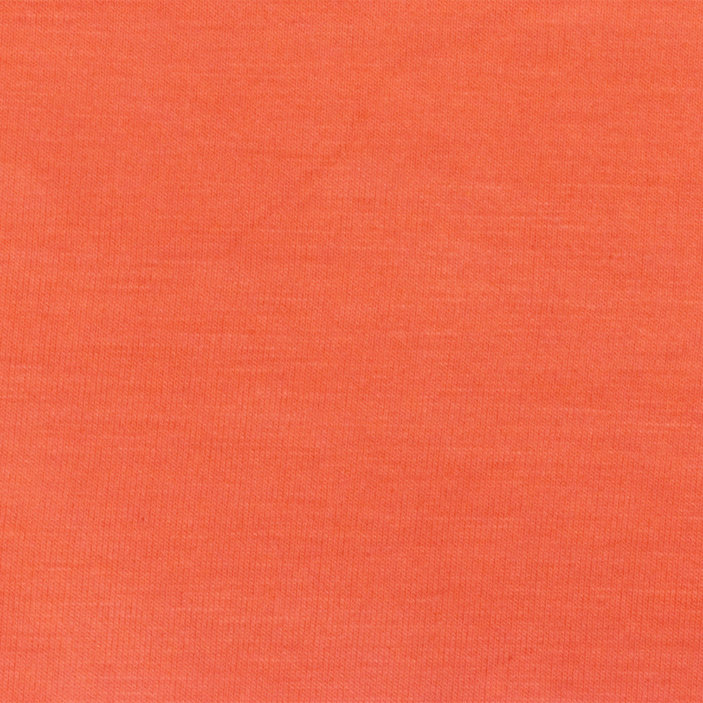 1 Yard Orange Stretch Rayon Modal Jersey Knit Fabric Lightweight Matte 58 Inches Wide