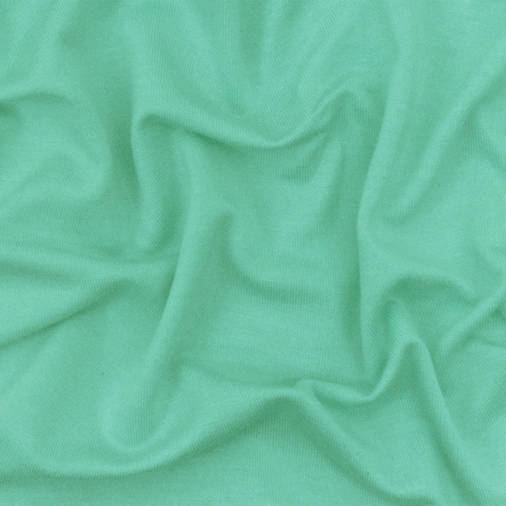1 Yard Mint Green Rayon Modal Stretch Jersey Knit Fabric Soft Lightweight 58 Inches Wide