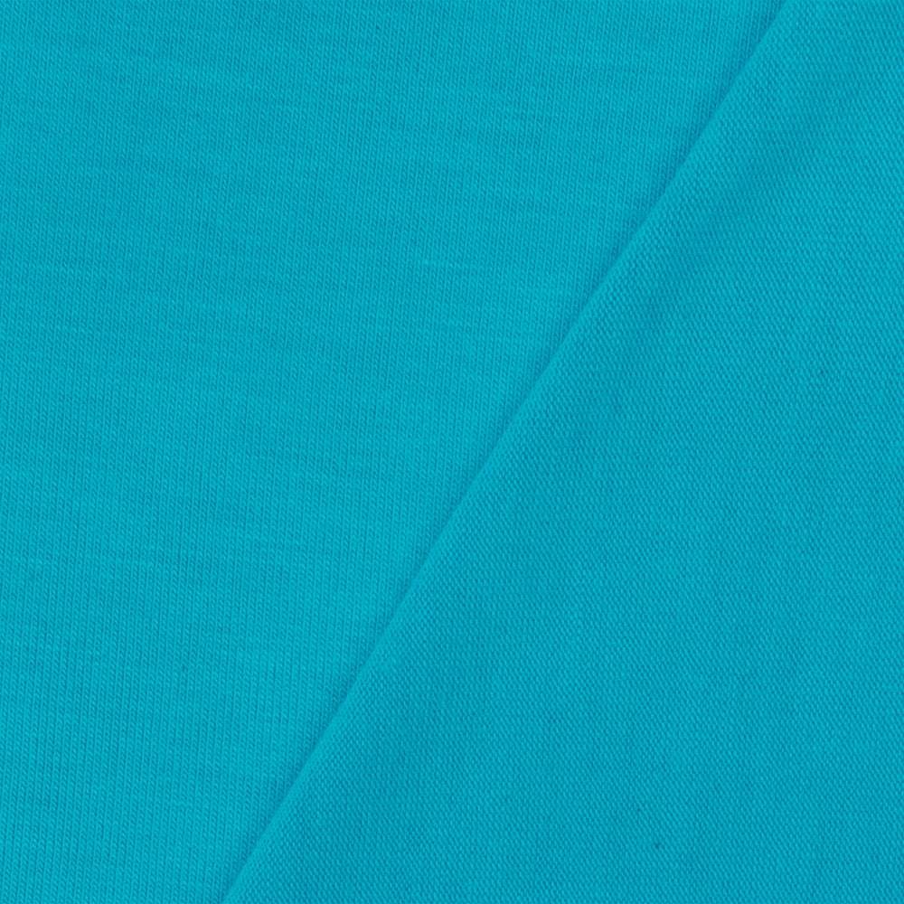 1 Yard Aqua Teal Stretch rayon modal Spandex Jersey Knit Fabric Soft Matte Finish 58 Inches Wide
