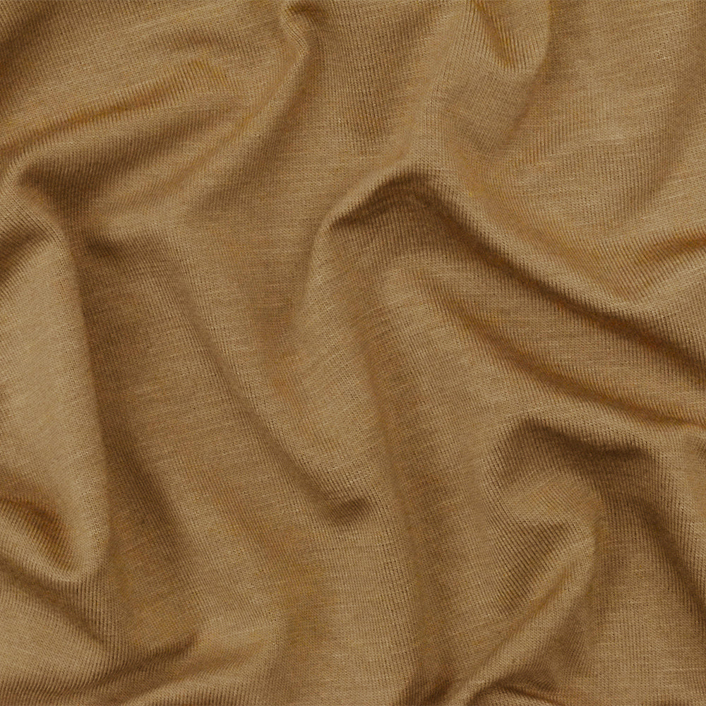 1 Yard Brown Stretch rayon modal Jersey Knit Fabric Soft Matte 58 Inches Wide