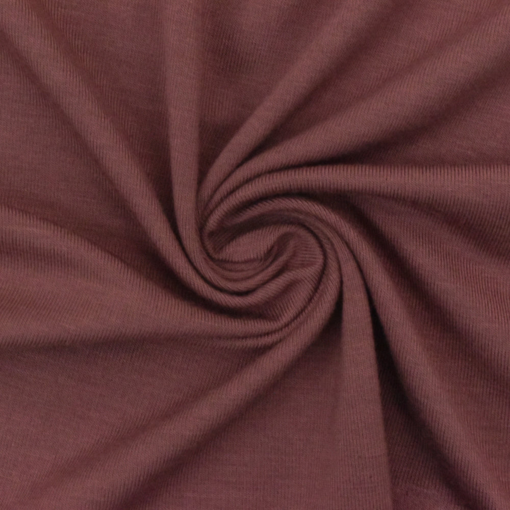 1 Yard Mauve Pink Spandex Rayon Modal Jersey Knit Fabric For Dresses And Basic Tees 58 Inches Width