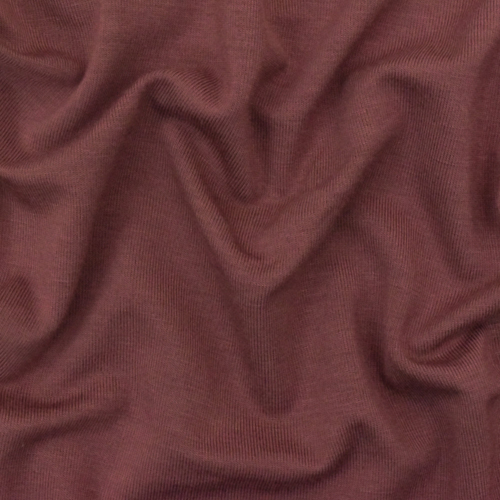 1 Yard Mauve Pink Spandex Rayon Modal Jersey Knit Fabric For Dresses And Basic Tees 58 Inches Width