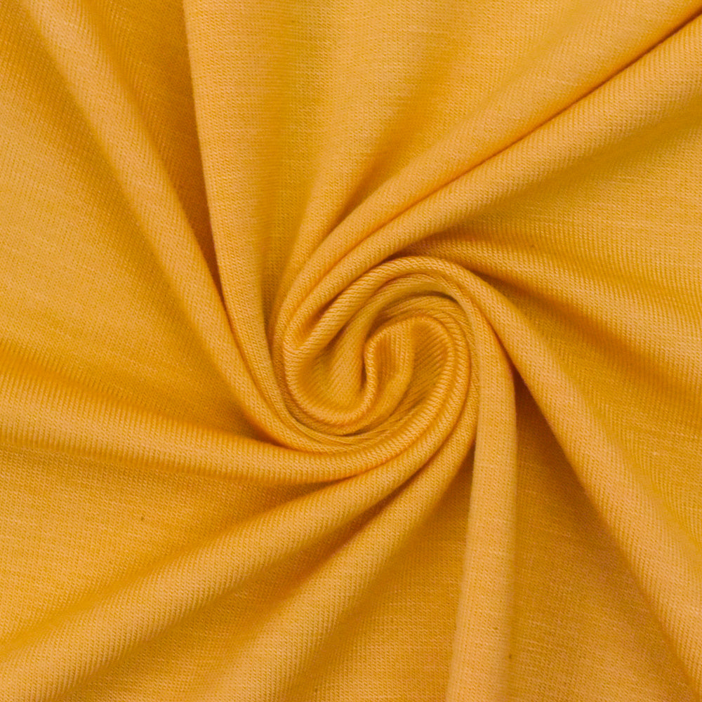 1 Yard Yellow Spandex Rayon Modal Jersey Knit Fabric For Blouses And Activewear 58 Inches Width