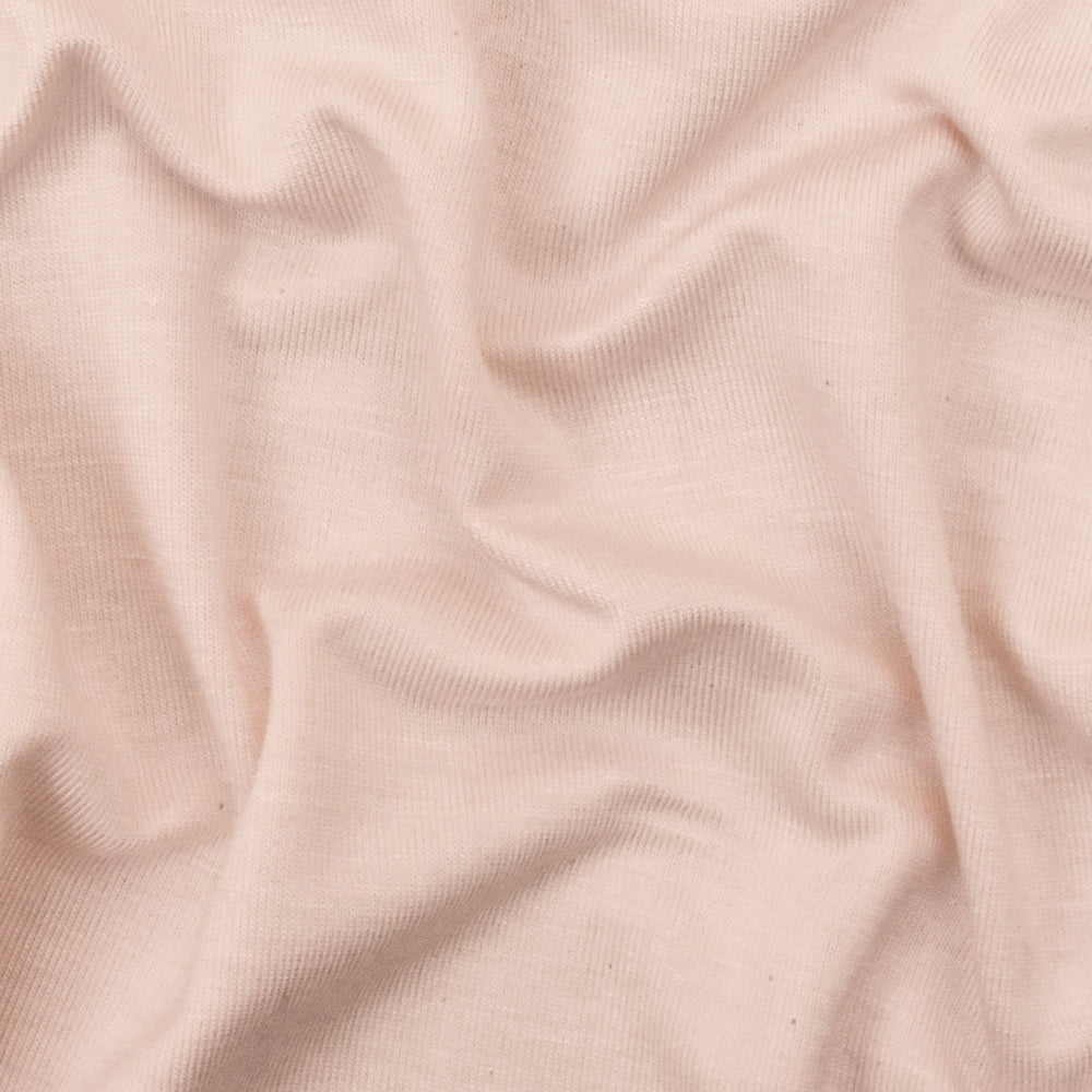1 Yard Light Pink Spandex Modal Jersey Knit Fabric For Soft Blouses And Basic Tees 58 Inches Width